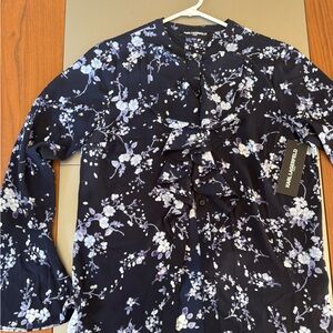 Karl Lagerfeld Women’s Ruffle Blouse Size Medium